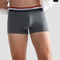 U.S. Polo Assn. Pack Of 2 Low-Rise Antibacterial Short Trunks ET002-GZ0-P2-33