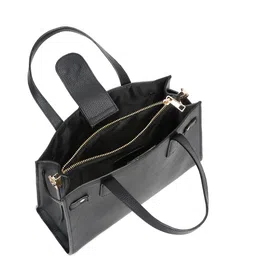 White Lily PU Structured Tote Bag with Tasselled image 3