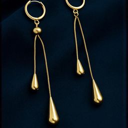 ISHTAARA Gold-Plated Stainless Steel Earrings-image-93