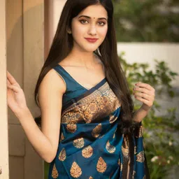 KALINI Woven Design Zari Pure Silk Banarasi Saree-image-50