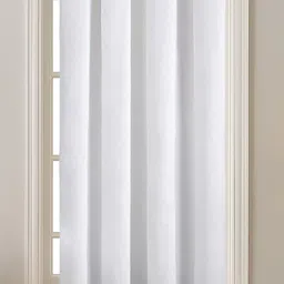 IVAZA White Polyester Window Curtains-51