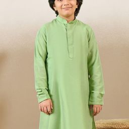 Here&Now X Sanwara Boys Mandarin Collar Straight Kurta-picture-44