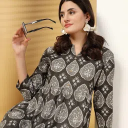 RIG-TIE Women Ethnic Motifs Printed A-Line Dress-image-96