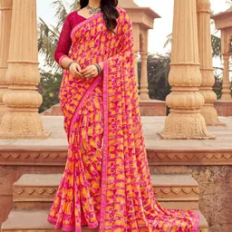 Mitera Poly Chiffon Saree-image-37
