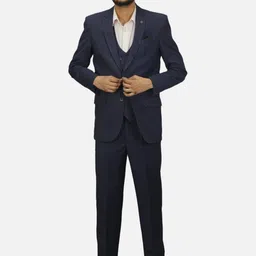 GARGIAN Master Cut Solid Regular Fit Suit-picture-6
