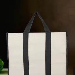 Kuber Industries Bucket Tote Bag with Tasselled-55