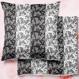 ArtzFolio Multicoloured Set of 2 Square Cushion Covers-picture-32
