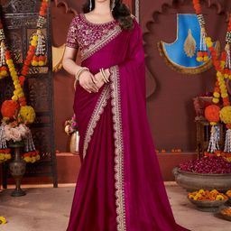 DHARMEE Embellished Sequinned Saree-10