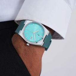 Sylvi Men Patterned Dial & Straps Analogue Multi Function Watch Pro-Electri-PU image 4
