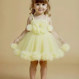 PINK LEAF Balloon Dress-28