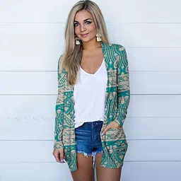 StyleCast x Revolte Printed Longline Shrug-23