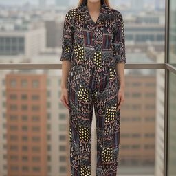 BAESD Printed Shirt & Trouser Co-Ords-22