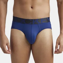 Jockey Solid Tactel Microfiber Brief with Moisture Move Properties IC27-0101-RYBLU-35