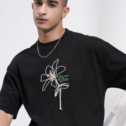 HIGHLANDER Men Printed Drop-Shoulder Sleeves T-shirt-picture-8
