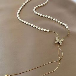 Thrillz Stainless Steel Gold-Plated Pearls Beaded Necklace-5