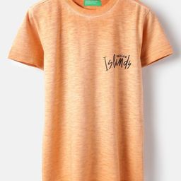 United Colors of Benetton Boys Graphic Printed Round Neck Regular Fit T-shirt-image-84