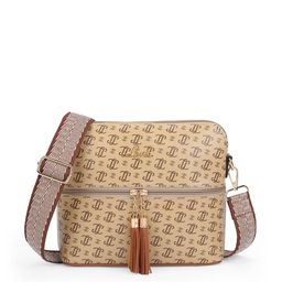 Lavie Women Typography Printed Structured Leather Handheld Bag-8