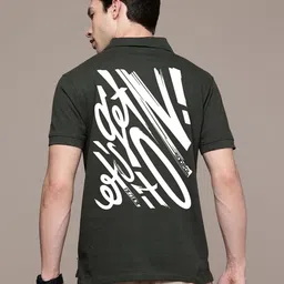 Moda Rapido Men Typography Printed Polo Collar T-shirt-picture-24