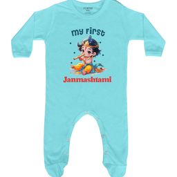 FFLIRTYGO Infants Janmashtami Printed Cotton Sleepsuit-image-84