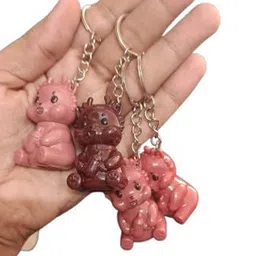 VBA Cute Long Lasting Baby with Nipple Bottle Shape 2 In 1 Keychain Lipstick - 5 ml image 3