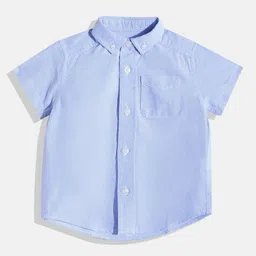 THE CHILDREN'S PLACE Boys Pure Cotton Solid Casual Shirt-picture-49
