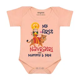 Arvesa My First Navratri Printed Bodysuit-83
