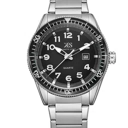 KENNETH SCOTT Men Dial & Stainless Steel Bracelet Style Straps Analogue Watch K23028-SBSB-image-73
