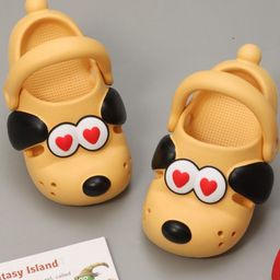 Yellow Bee Infants Printed Textured Clogs-17