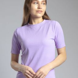 Redamancii Women Solid Round Neck Polycotton Top-picture-14