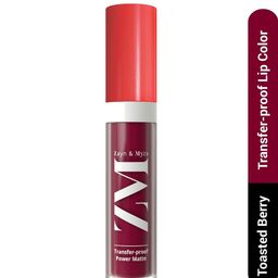 ZM Zayn & Myza Transfer Proof Long Lasting Power Matte Lip Color - 6 ml - Toasted Berry-image-48