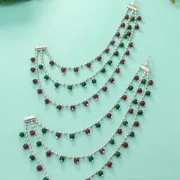 aadita Pearl Contemporary Ear Chains-image-96