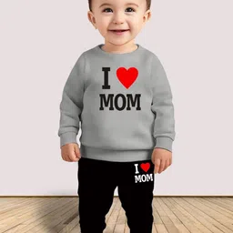 MGRS Kids-Unisex Grey Clothing Set-image-62