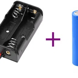 2 Cell 3.7V 18650 Battery Holder with 2 pieces 3.7V 18650 Rechargeable Battery Electronic Components Electronic Hobby Kit-image-60