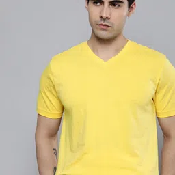 R.Code by The Roadster Life Co. Men V-Neck T-shirt-image-3