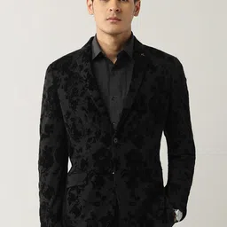 Arrow Printed Slim-Fit Single Breasted Blazer-picture-47