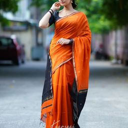 SHOP DROP Woven Design Zari Pure Chiffon Banarasi Saree-38