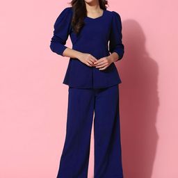 SRUTVA FASHION V-Neck Top With Palazzo Co-Ords-picture-28