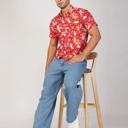 Kook N Keech Men Floral Printed Casual Shirt-picture-47