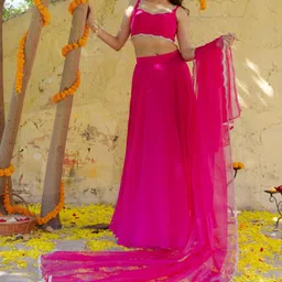 DEASHA INDIA Ready to Wear Lehenga & Blouse With Dupatta-picture-12