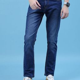 V-Mart Men Regular Fit Mid-Rise Light Fade Stretchable Jeans-picture-49