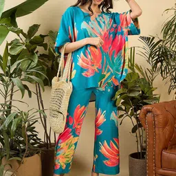 MABISH by Sonal Jain Anti Fit Kaftan Top With Pants Co-Ords-picture-20