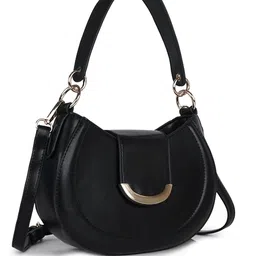 LADY QUINTON Women Solid Half Moon Handheld Bag-picture-12