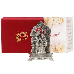 INTERNATIONAL GIFT Radha Krishna Chowki Showpiece-image-8