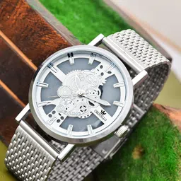 CRESTELLO Men Dial & Stainless Steel Bracelet Style Straps Analogue Watch CR-WT246-WHT-CH-picture-44