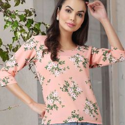 Popwings Floral Printed Regular Top-picture-43