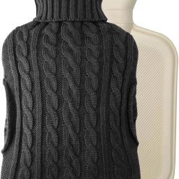 Hot Water Bag with Knitted Pocket cover 2Ltr LARGE CAPACITY Liquid-image-15