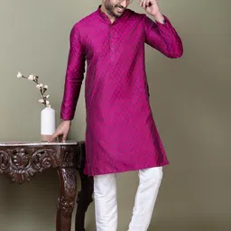 PulseIQ Mens Kurta Pyjama Set-image-57