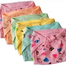 Pack of 6 New Born Baby Cotton Langots and Diaper Reusable Washable Nappy-21
