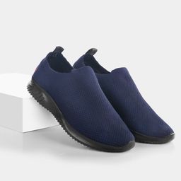 LA MARCA Men Woven Design Leather Slip-On Sneakers-image-11