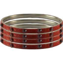 Vidhya Kangan Pink Brass Bangles-image-32